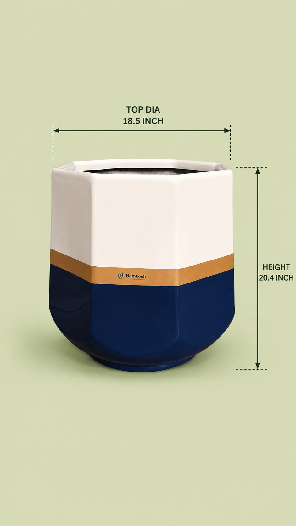 Hexo FRP Planter - Large - Image